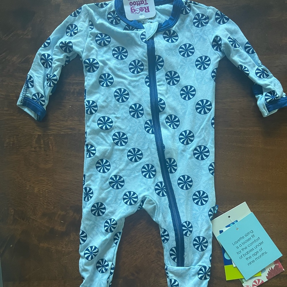 NEW KicKee Pants Candy Footie | 0-3 months